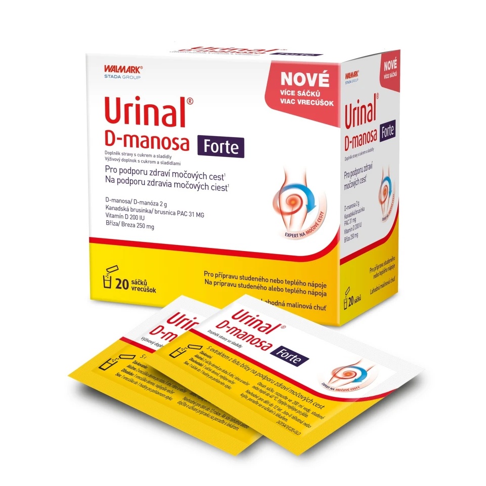 Urinal D-manosa forte 20 sáčků