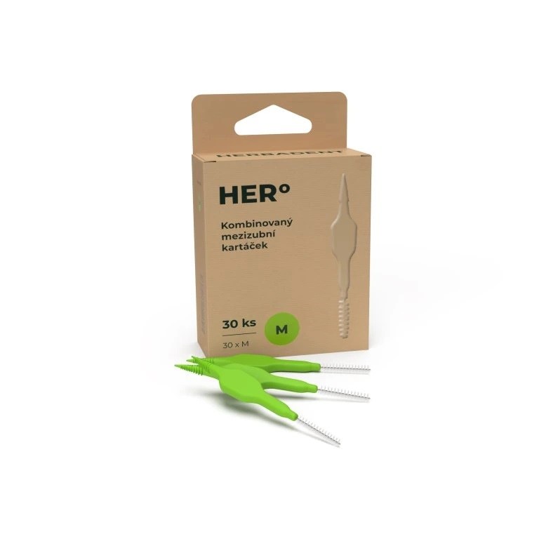 Herbadent HERo mezizubní kartáček M 30ks