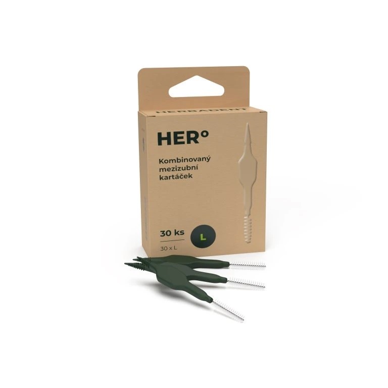 Herbadent HERo mezizubní kartáček L 30ks