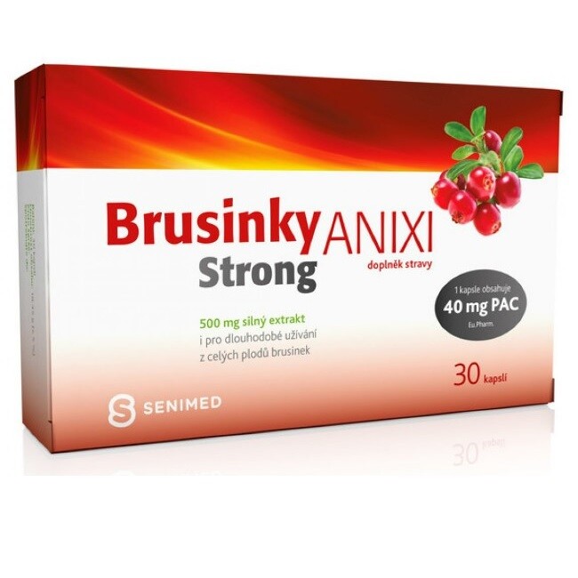 Brusinky Anixi strong 500mg 30 kapslí