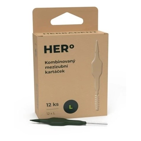 Herbadent HERo mezizubní kartáček L 12ks
