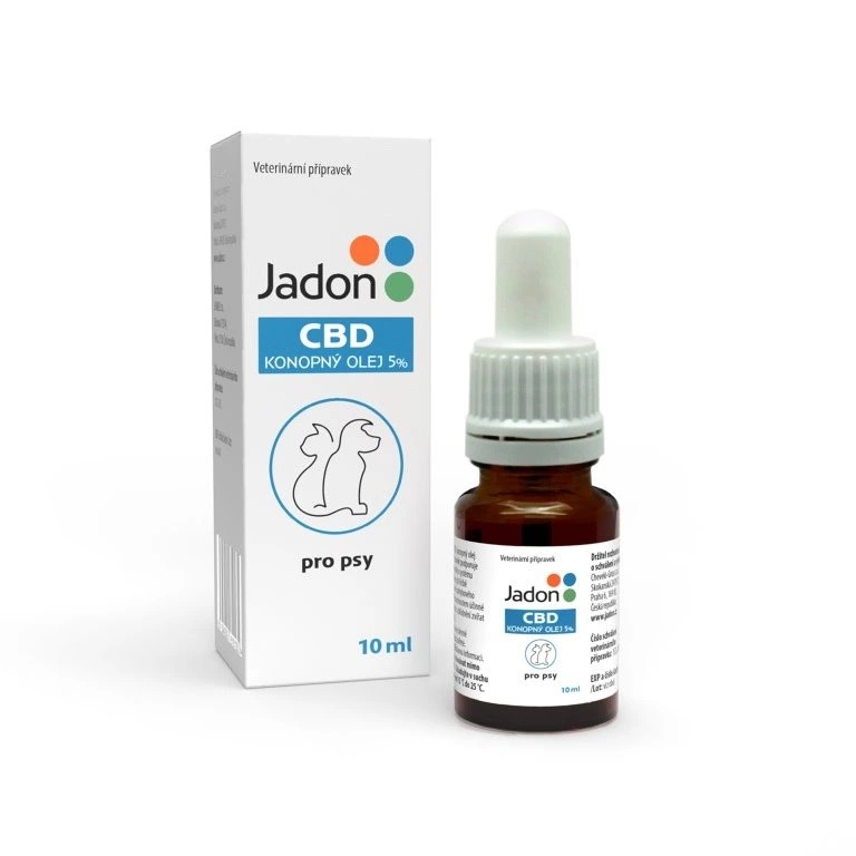 Jadon CBD konopný olej 5% pro psy 10ml