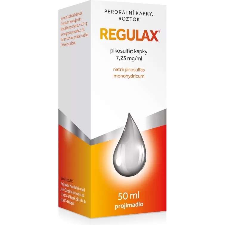 Regulax Pikosulfát 7,23mg/ml kapky 50ml