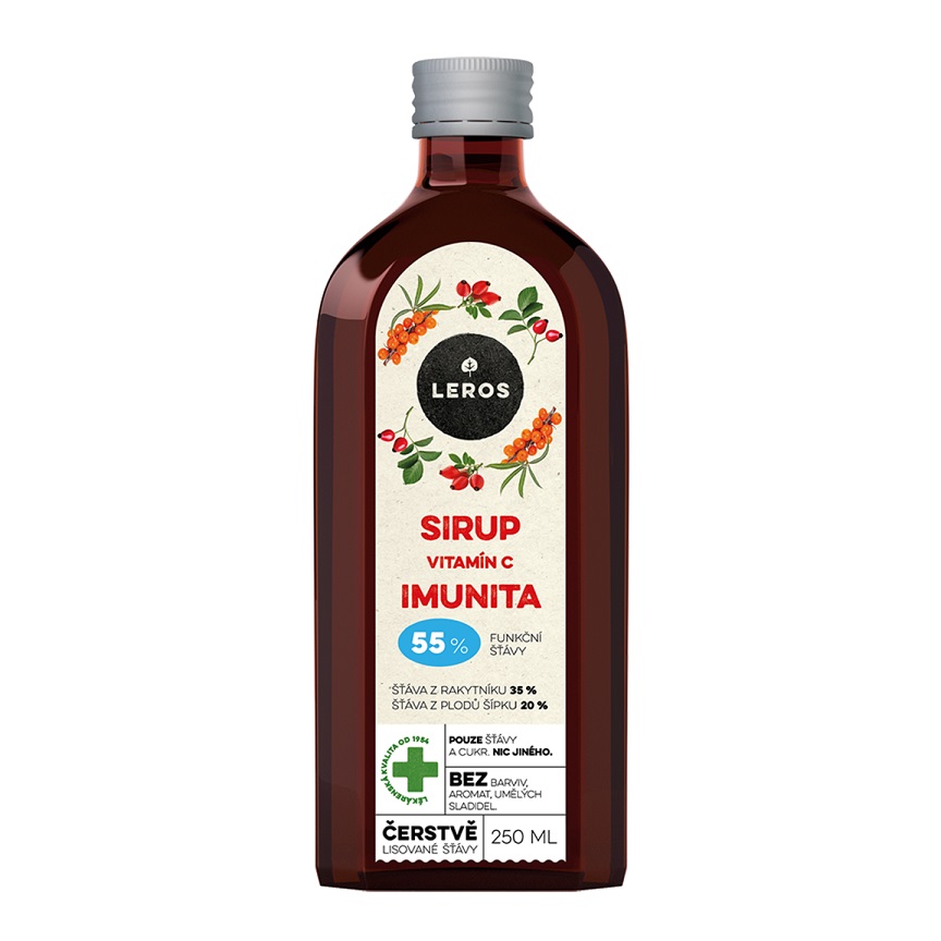 Leros Sirup Imunita vitamín C 250 ml