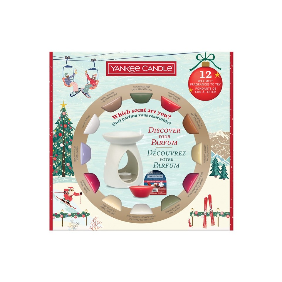 Yankee Candle dárková sada 12 vosků a aromalampy 2025