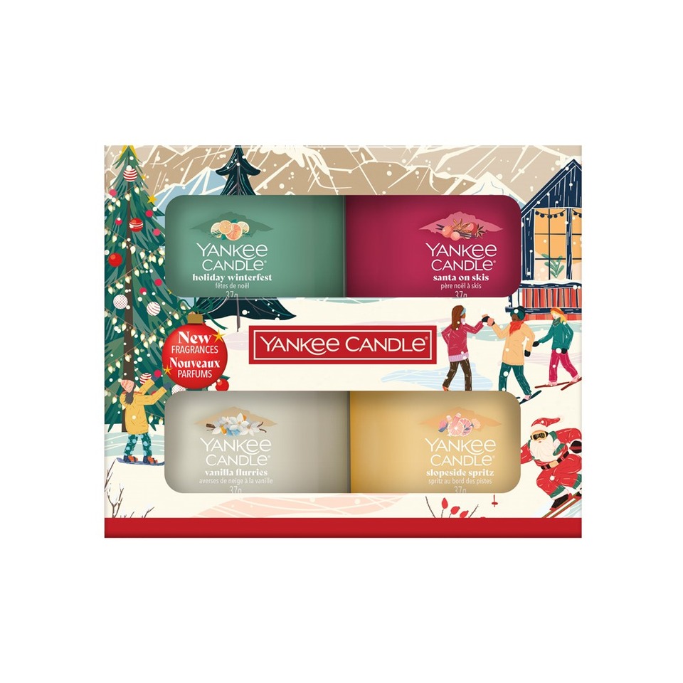 Yankee Candle dárková sada 4 vonných svíček