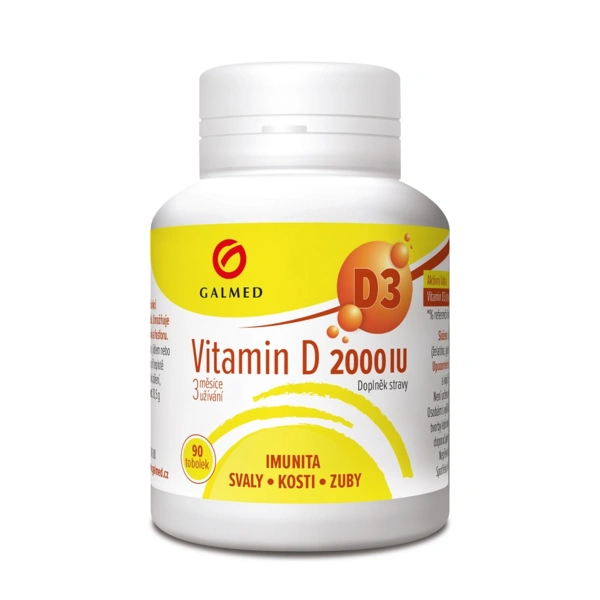 Vitamin D 2000 IU 90 tobolek Galmed