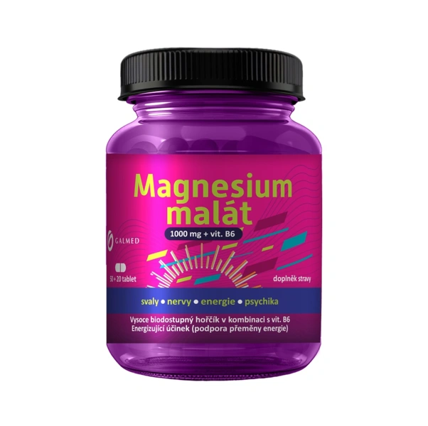 Magnesium malát 50+20 tablet Galmed