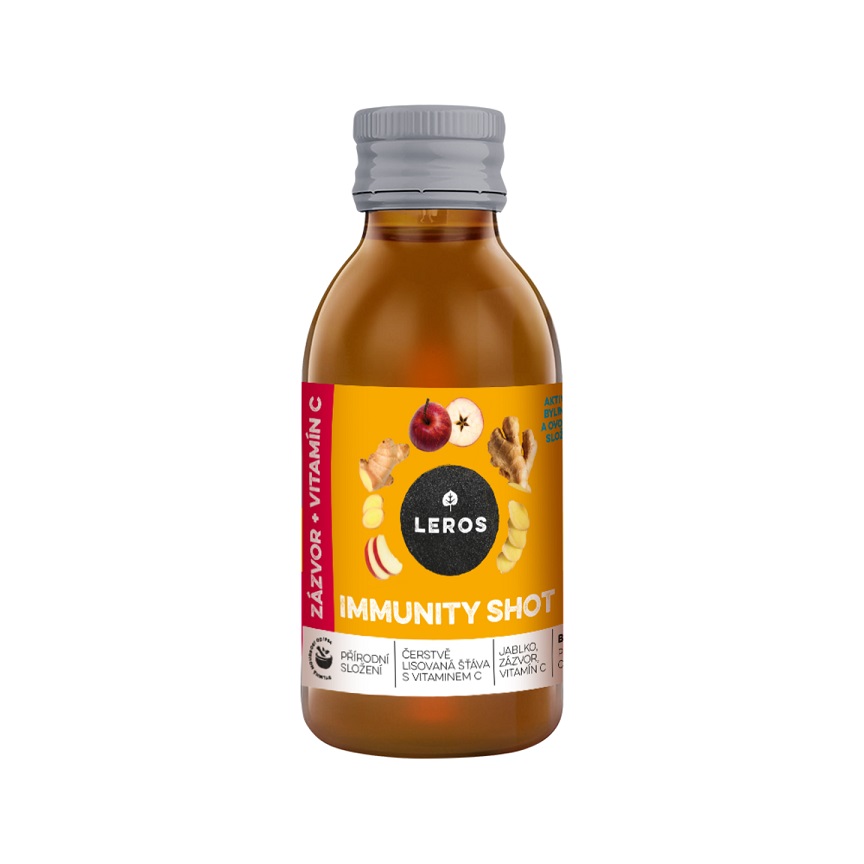 Leros Immunity shot zázvor a vitamín C 150ml
