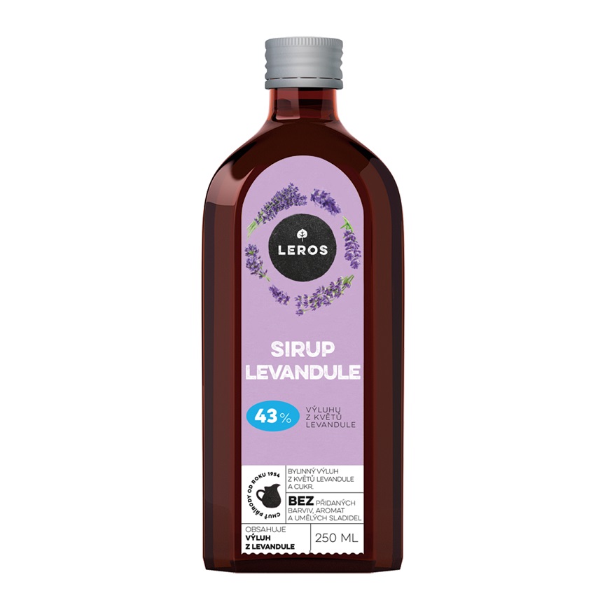 Leros Sirup Levandulové zklidnění 250 ml