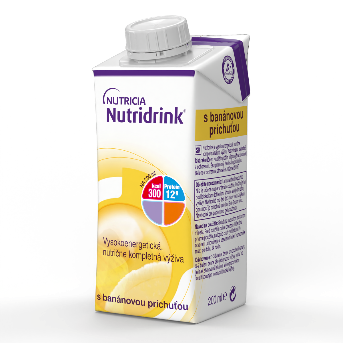 Nutridrink S příchutí banánovou perorální roztok 1x200ml
