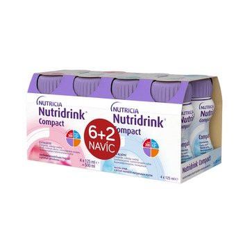 Nutridrink Compact 6+2 (neutral-jahoda) 8x125ml