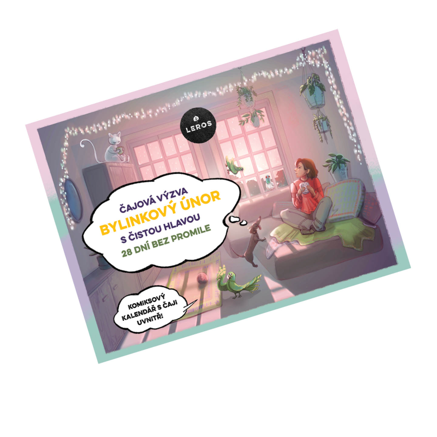 Leros Bylinkový únor s čistou hlavou 28ks