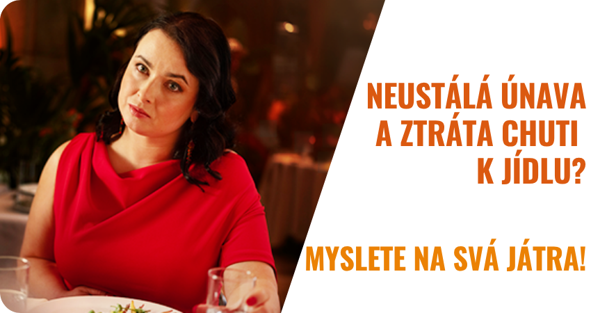 Essentiale forte – banner s informacemi o zdraví jater