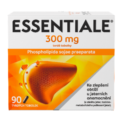 Essentiale 300 mg – balení fosfolipidů 90 tobolek