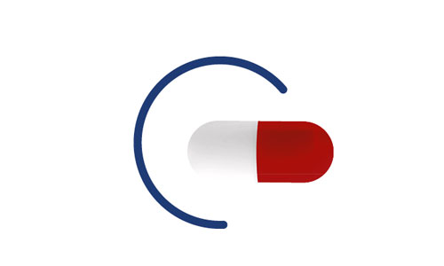 Symbol dávkování - jedna tobolka denně