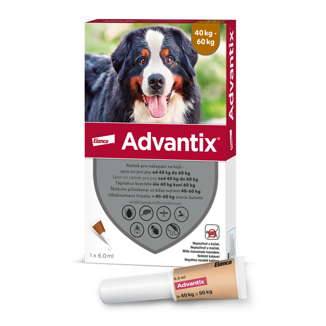 Advantix pro psy 40-60kg spot-on 1x6ml