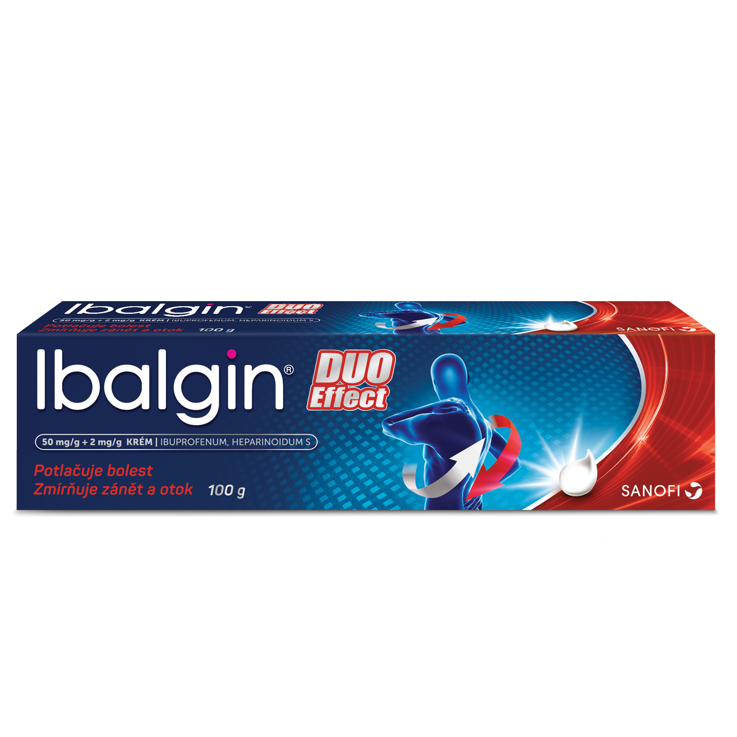 Ibalgin Duo Effect krém – lokální úleva při bolesti svalů a kloubů