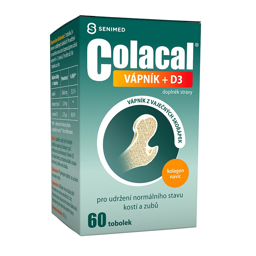 Colacal Vápník + D3 60 tobolek