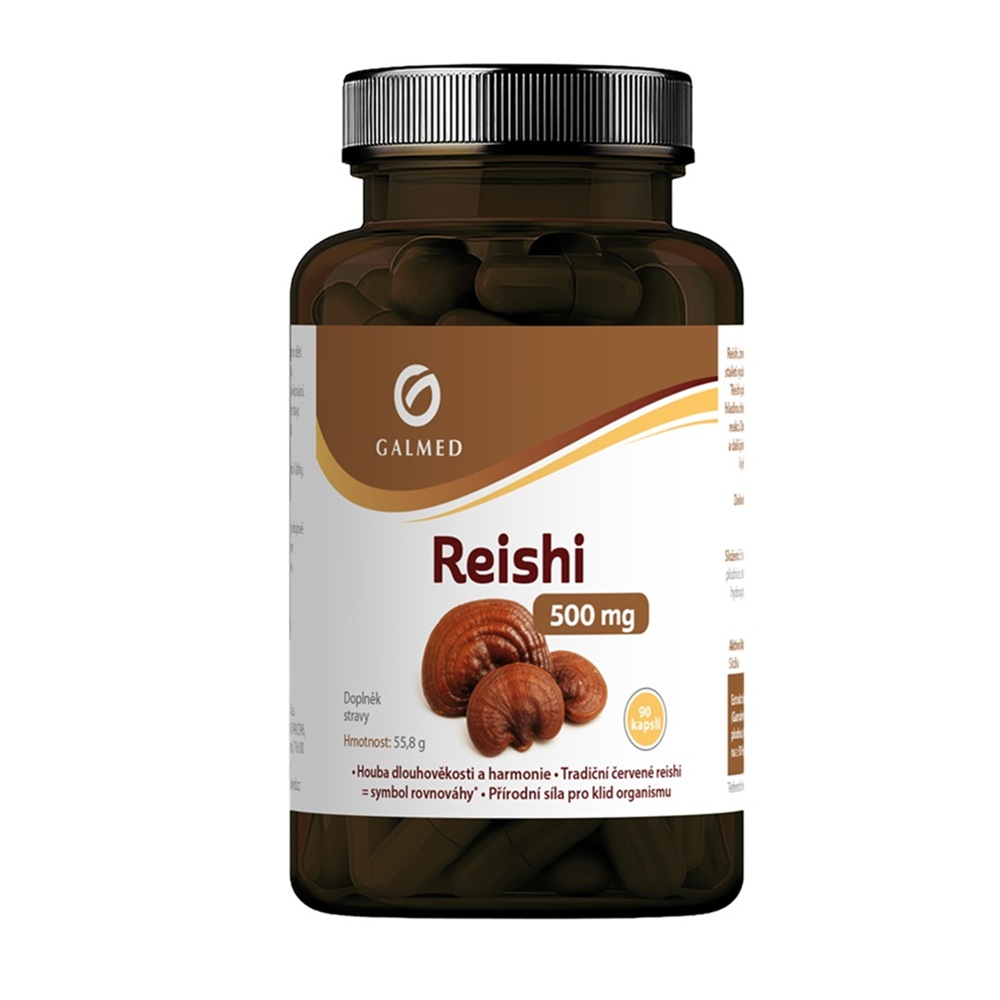 Reishi 500mg 90 kapslí Galmed
