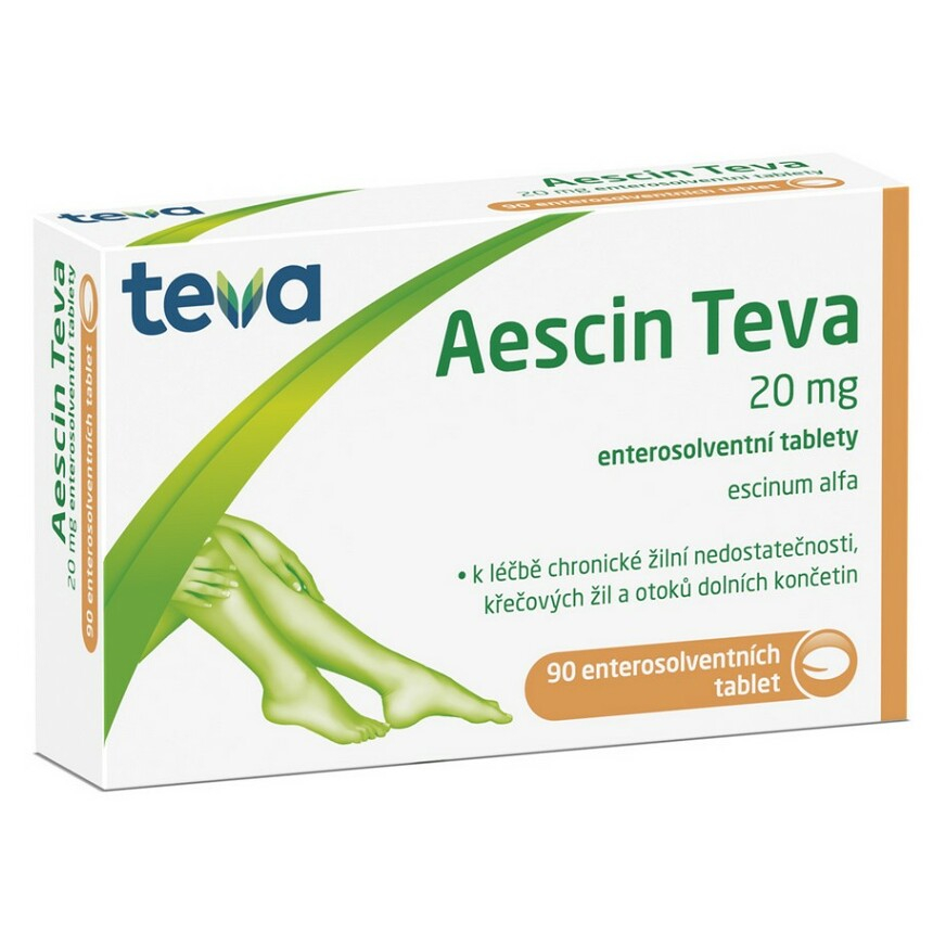 Aescin Teva 20mg 90 tablet