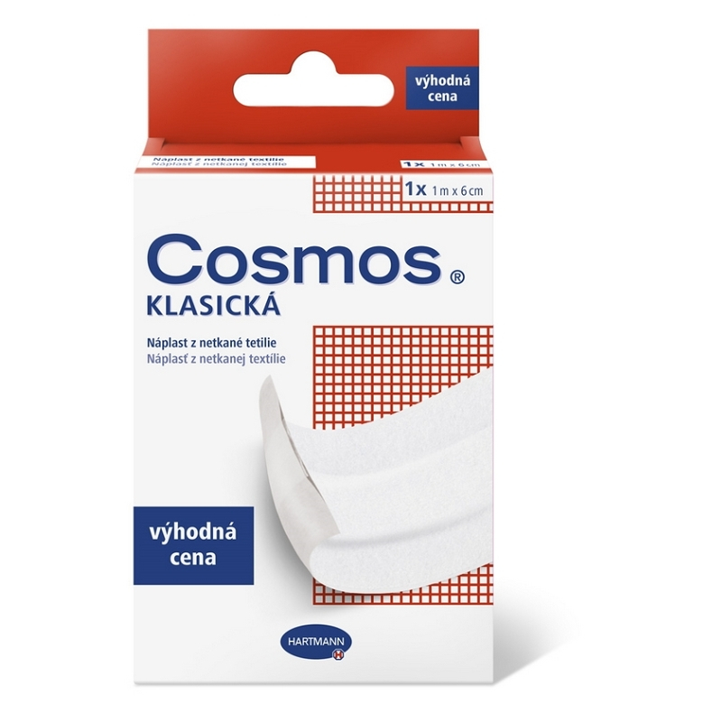 Cosmos Náplast klasická z netkané textilie 1mx6cm