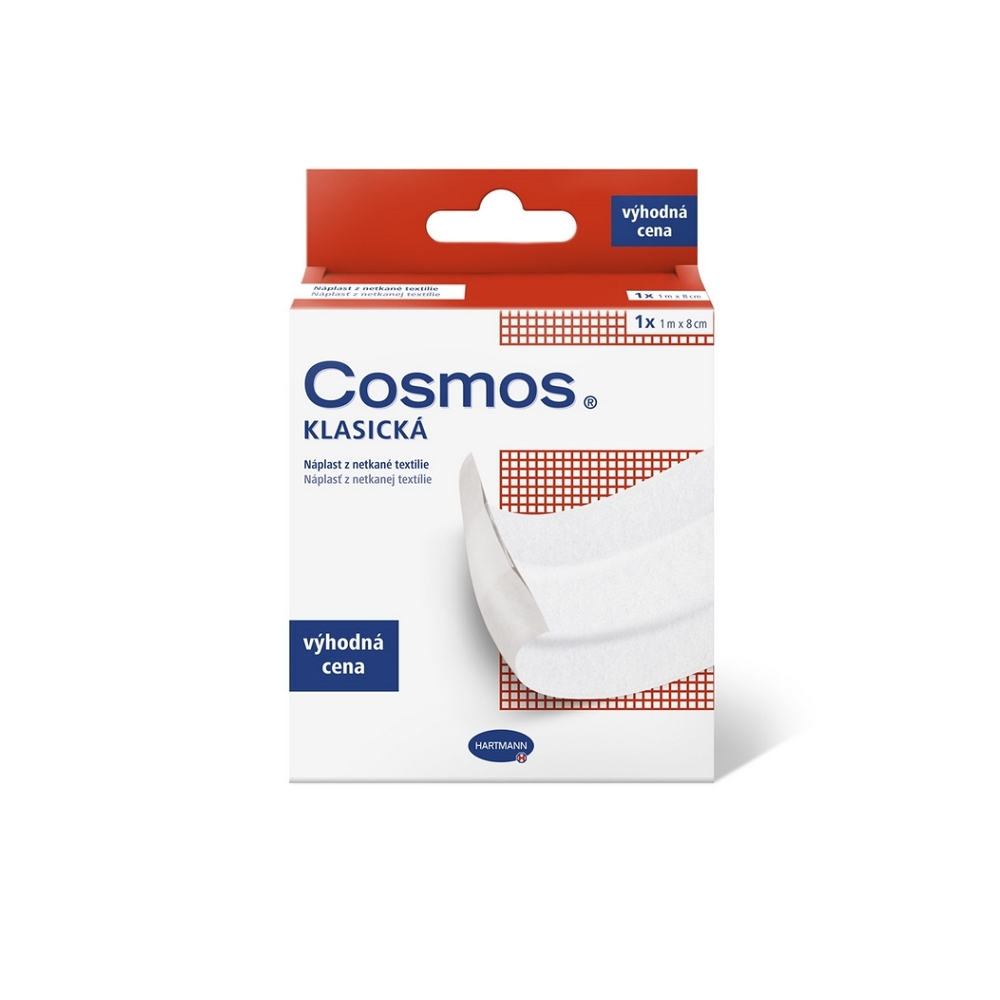 Cosmos Náplast klasická z netkané textilie 1mx8cm