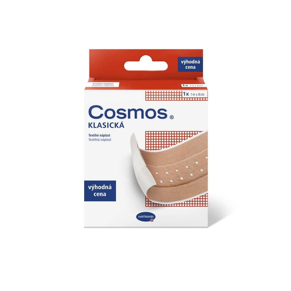 Cosmos Náplast klasická textilní 1mx8cm