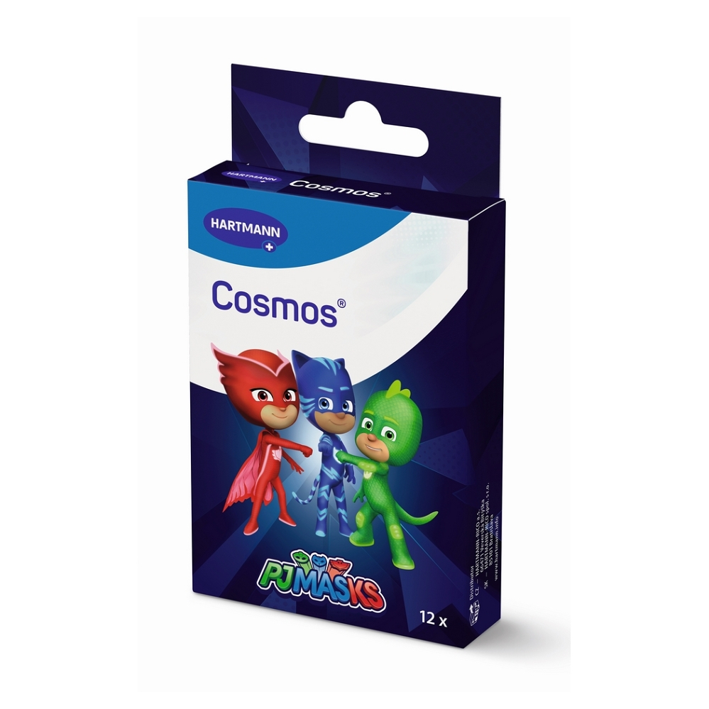 Cosmos Dětské náplasti PJ Masks 3 velikosti 12 kusů