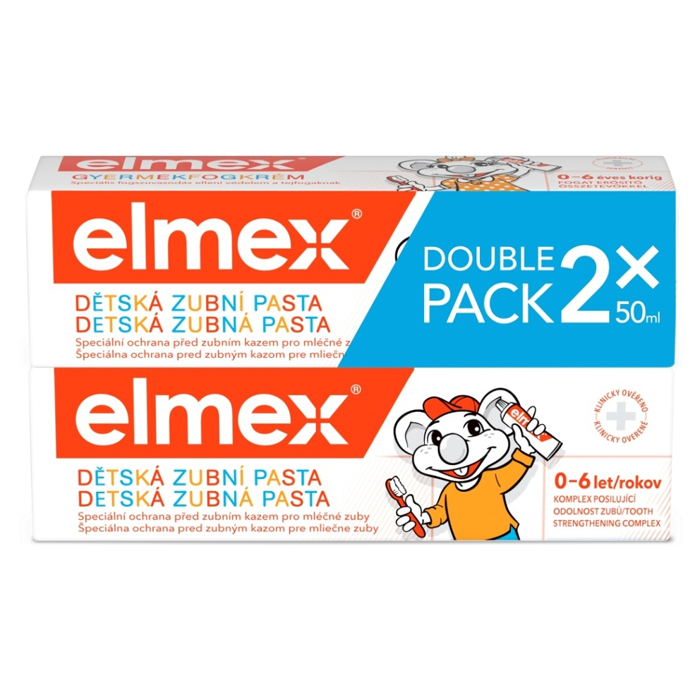 Elmex dětská zubní pasta duo 2 x 50 ml