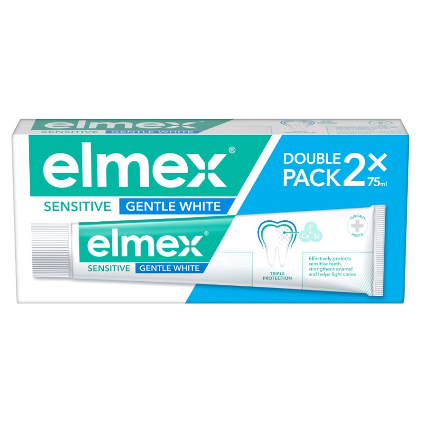 Elmex Sensitive whitening zubní pasta duo 2 x 75 ml