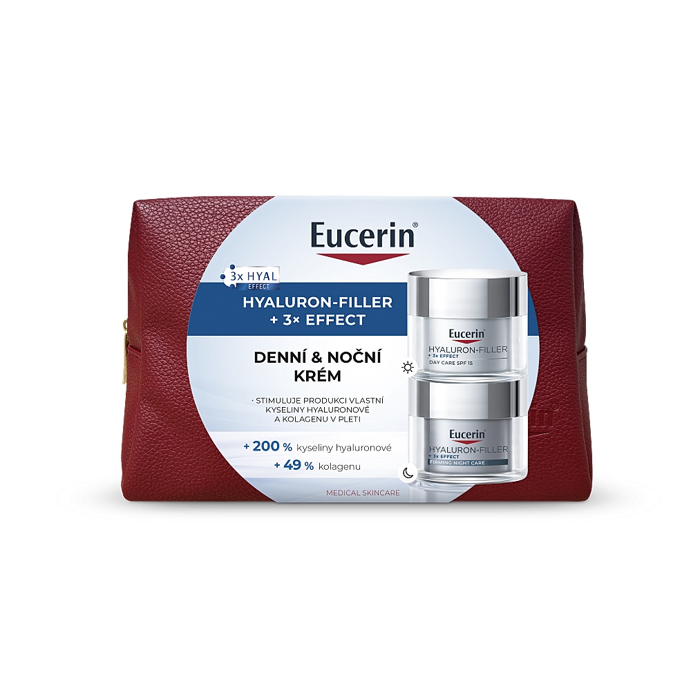 Eucerin Hyaluron-filler + 3x Effect denní&noční krém Vánoce 2025