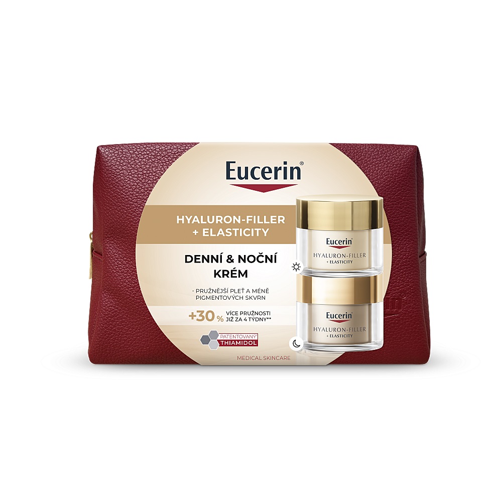 Eucerin Hyaluron-filler + elasticity denní&noční krém Vánoce 2025