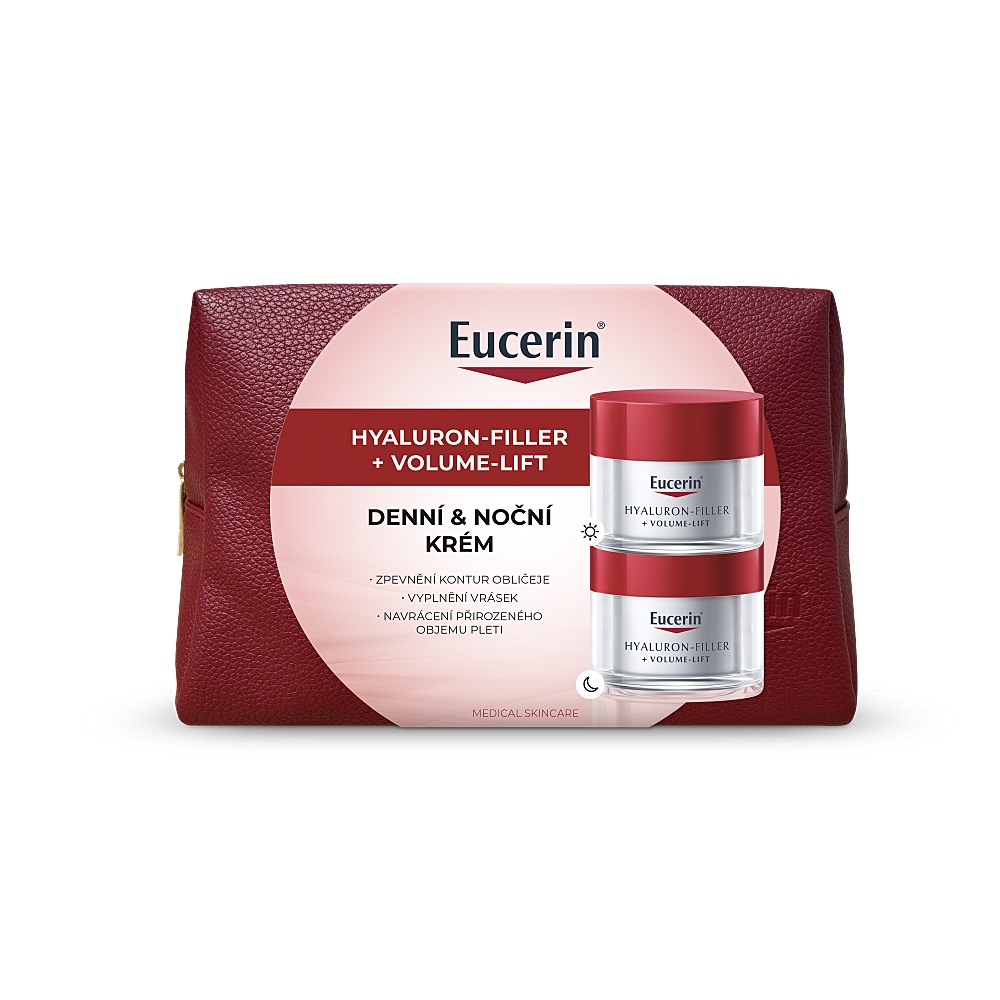 Eucerin Hyaluron-filler + Volume-lift denní & noční krém Vánoce 2025