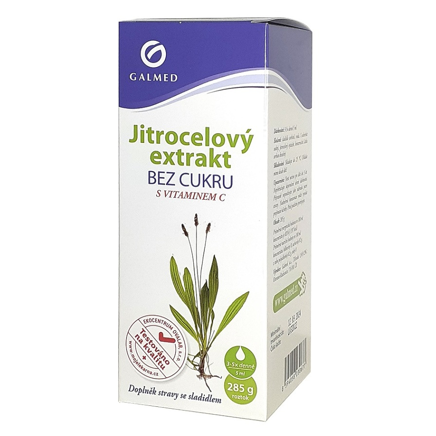 Jitrocelový extrakt s vitamínem C bez cukru 285g Galmed