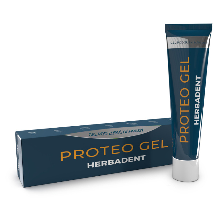 Herbadent Proteo gel pod zubní náhrady 40 g