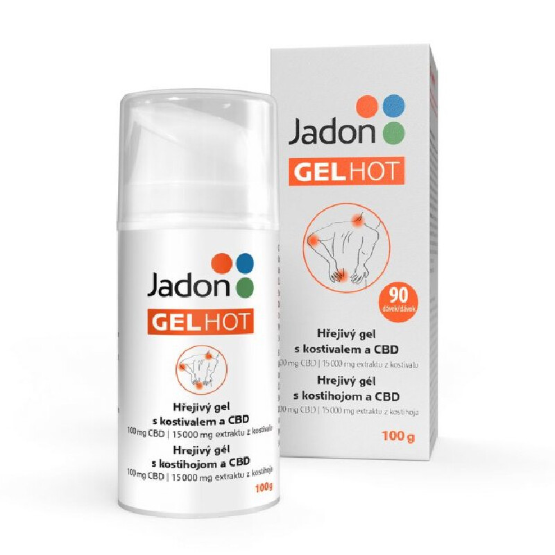 Jadon Gel Hot hřejivý gel s kostivalem s CBD 100 g