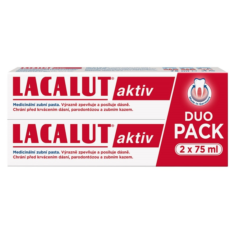 Lacalut Aktiv 2 x 75 ml Duopack