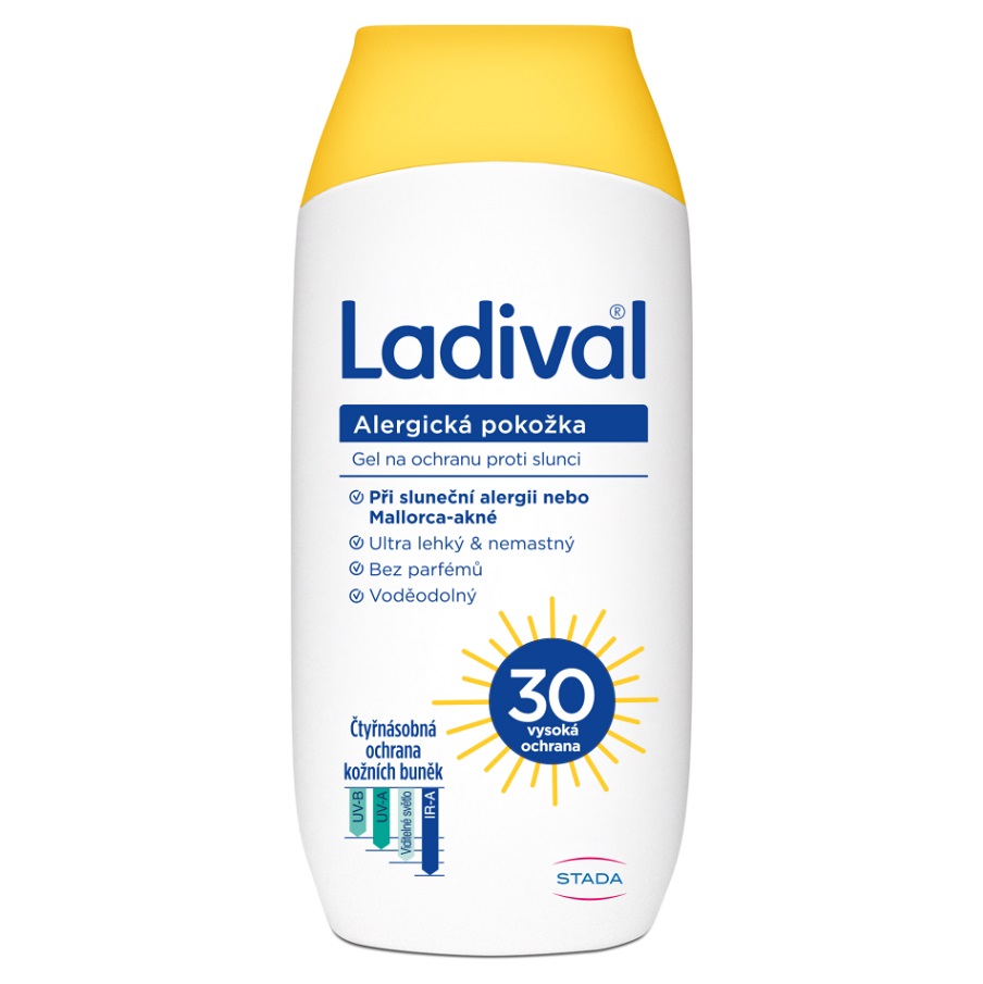 Ladival alergická pokožka gel na ochranu proti slunci OF30 200ml