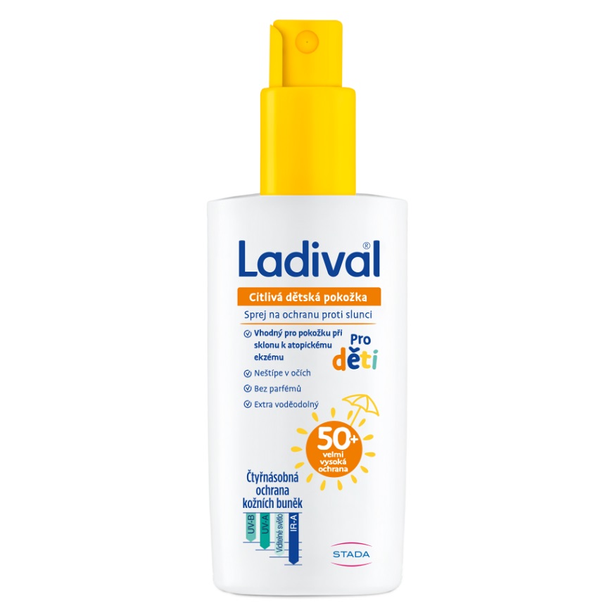 Ladival dětská citlivá pokožka sprej na ochranu proti slunci OF50+ 200ml
