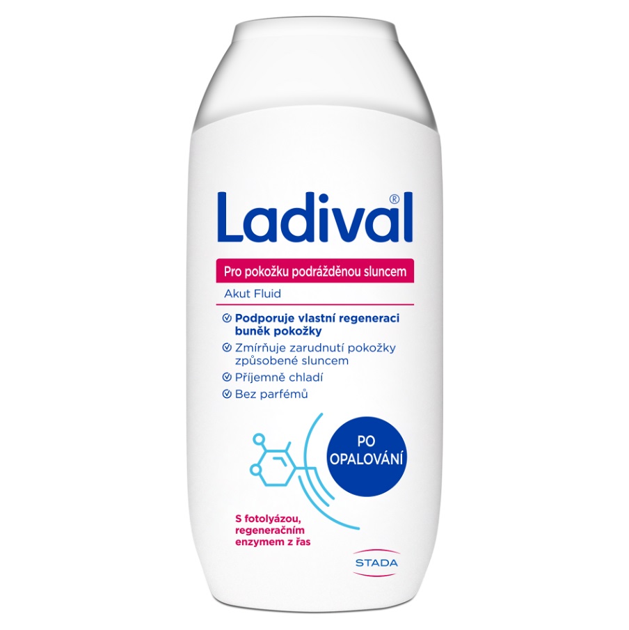 Ladival podrážděná pokožka sluncem Akut Fluid po opalování 200ml