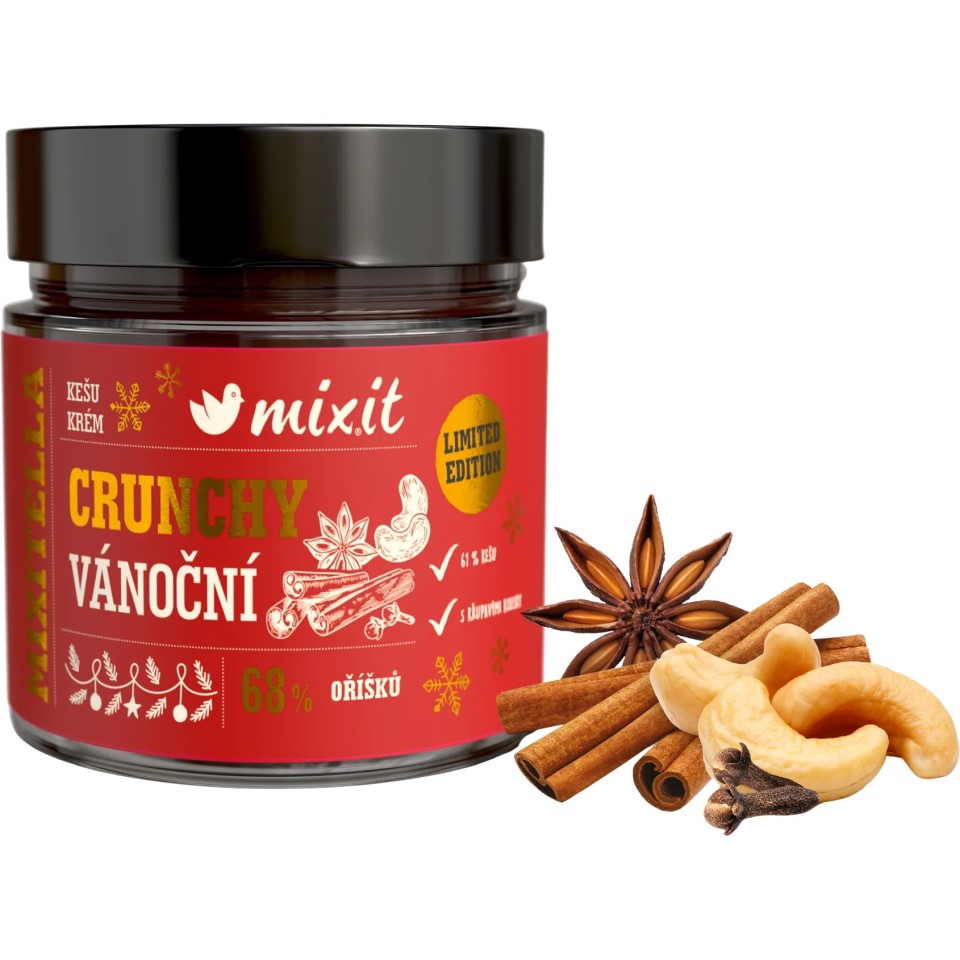 Mixit Mixitella Crunchy Premium vánoční 220 g