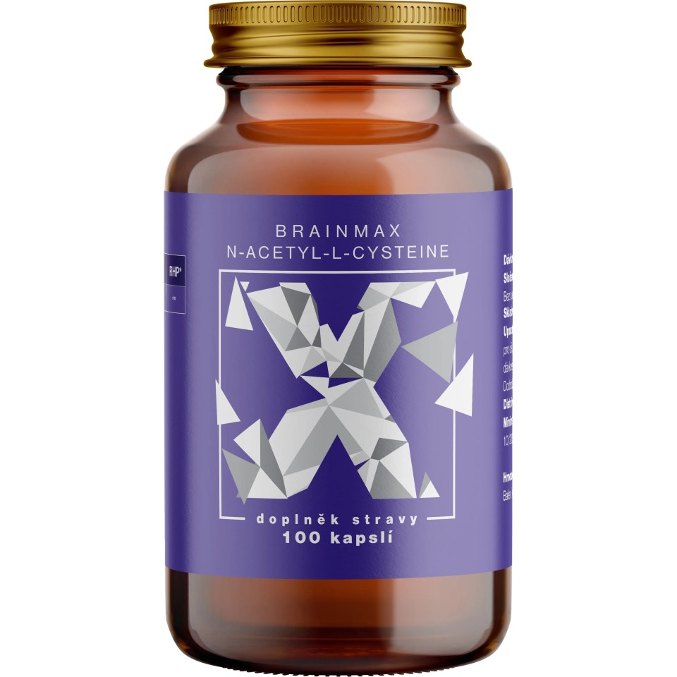 Brainmax N-acetyl-l-cysteine 100 kapslí