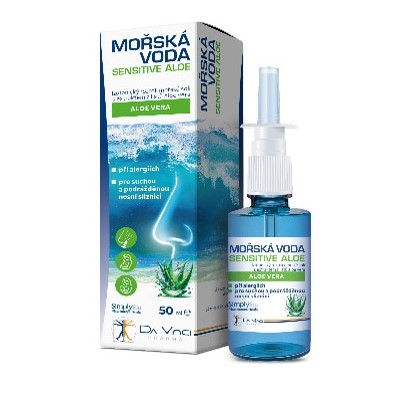 Mořská voda Sensitive Aloe Vera Da Vinci Pharma 50 ml