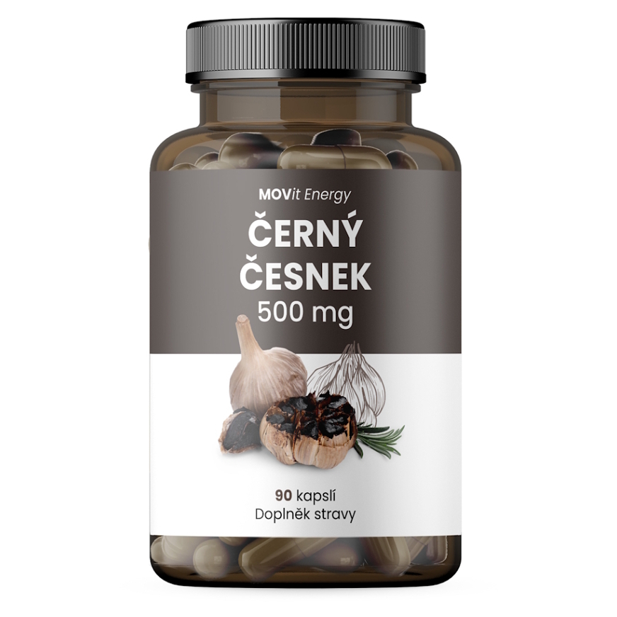 MOVit Černý česnek 500mg 90 kapslí