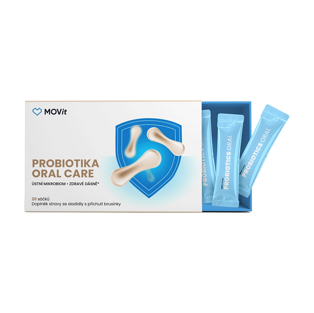MOVit Probiotika Oral Care 20 sáčků