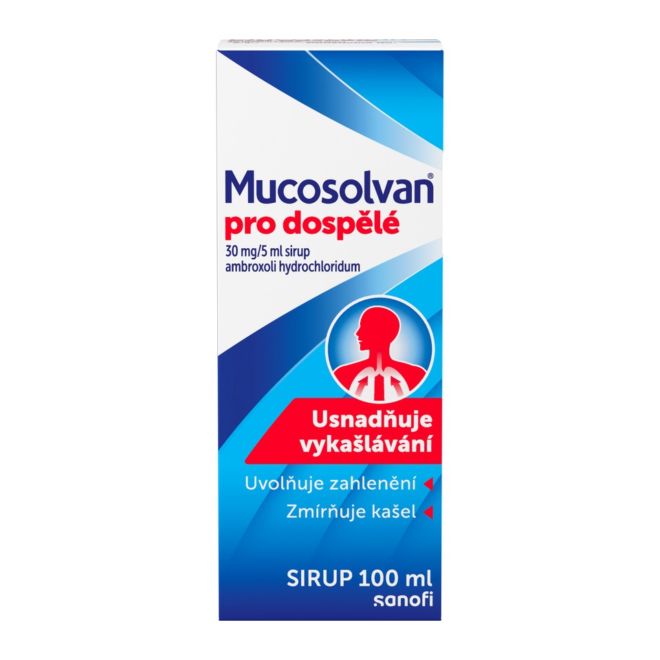Mucosolvan pro dospělé 30mg sirup 100ml