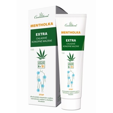 Cannaderm Mentholka Extra chladivé mazání 150ml