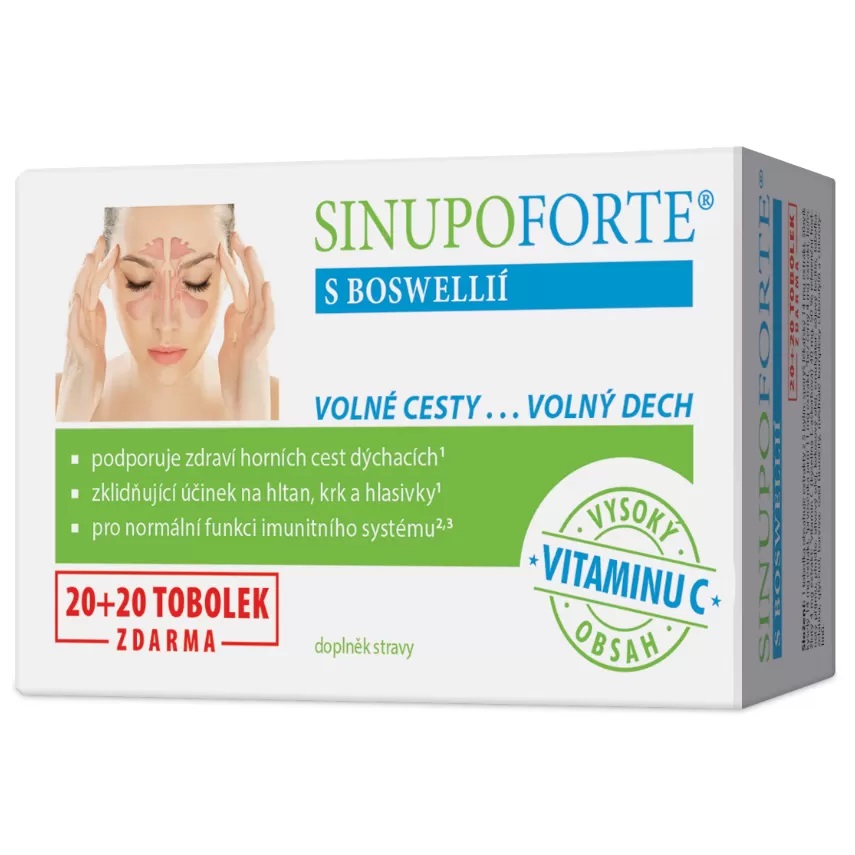 Sinupo Forte s boswellií 20+20 tobolek