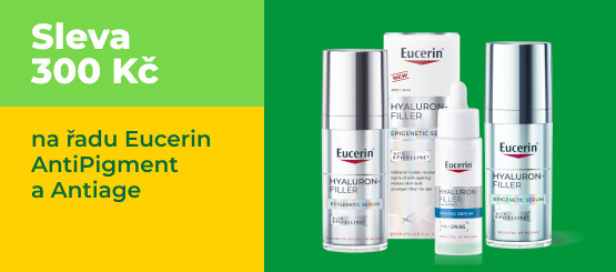Eucerin: sleva 300 Kč na řadu AntiPigment a Anti Age